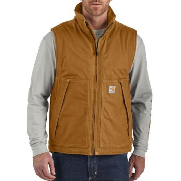 Carhartt 103387 - Flame-Resistant Quick Duck Vest Size XL-Tall - Picture 1 of 11